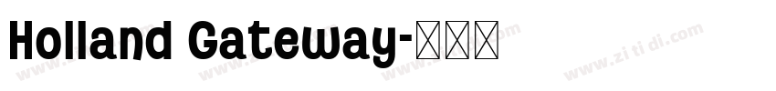 Holland Gateway字体转换